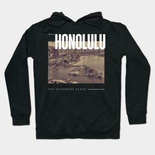 Honolulu cityscape Hoodie